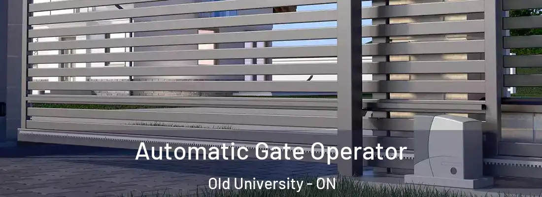  Automatic Gate Operator Old University - ON