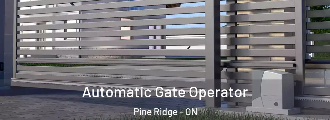  Automatic Gate Operator Pine Ridge - ON