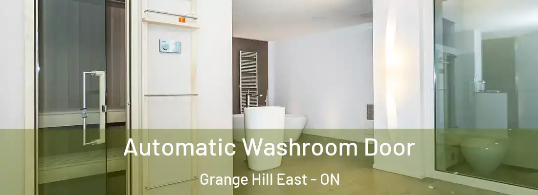  Automatic Washroom Door Grange Hill East - ON