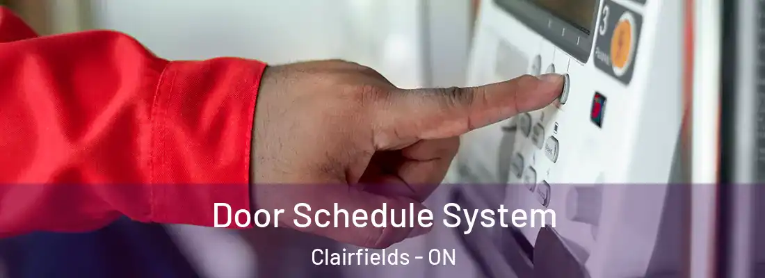  Door Schedule System Clairfields - ON