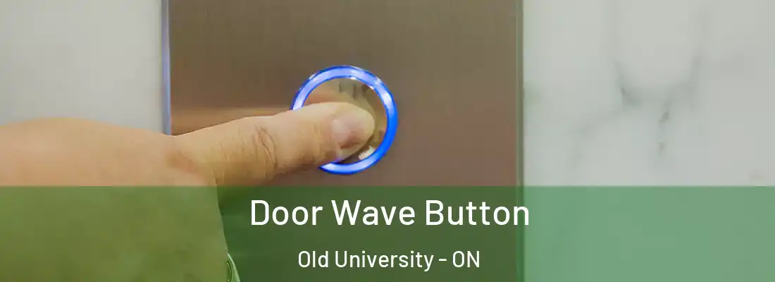  Door Wave Button Old University - ON