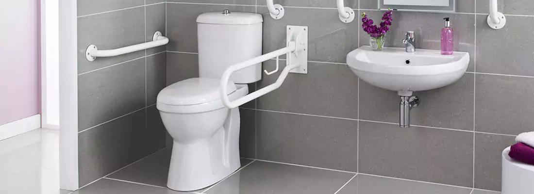 Modern Handicap Bathroom Solutions with Safety Features in Guelph, ON