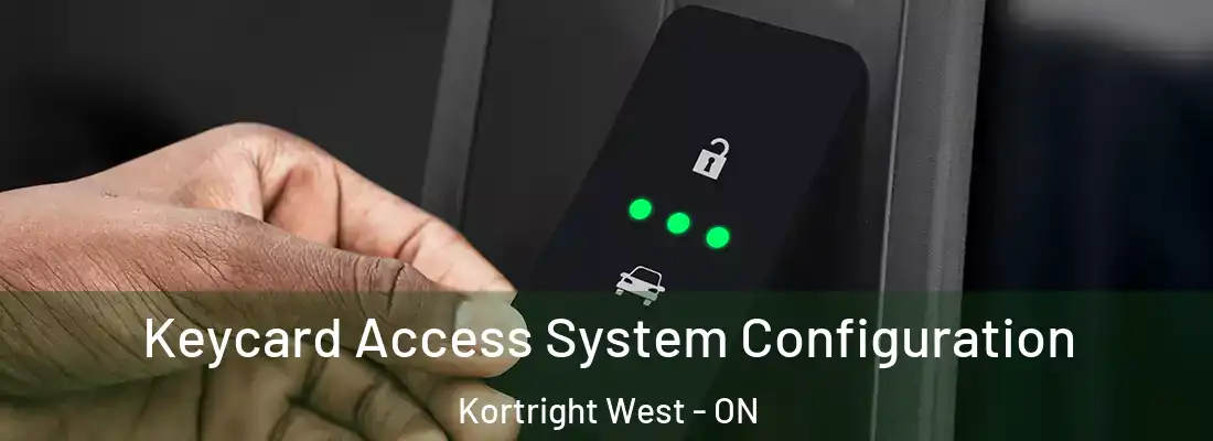 Keycard Access System Configuration Kortright West - ON