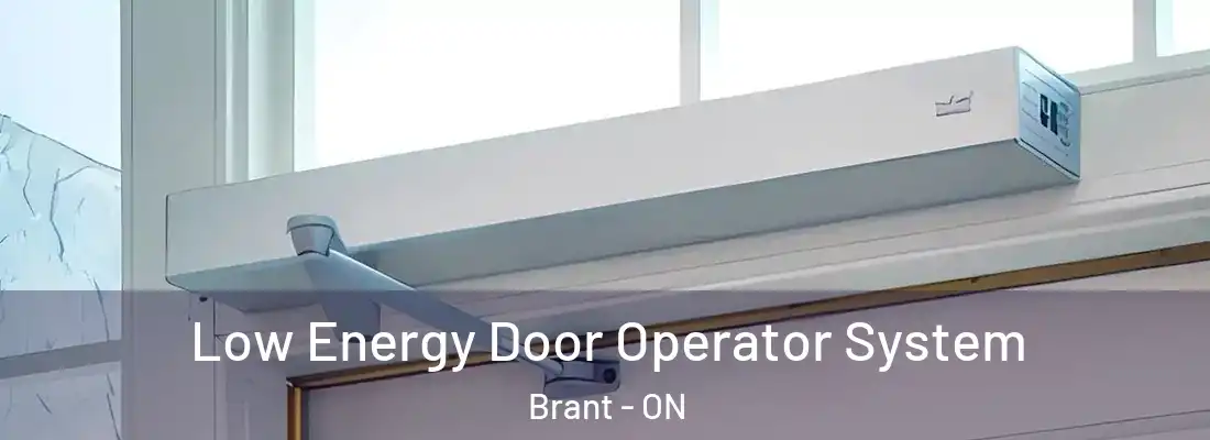  Low Energy Door Operator System Brant - ON