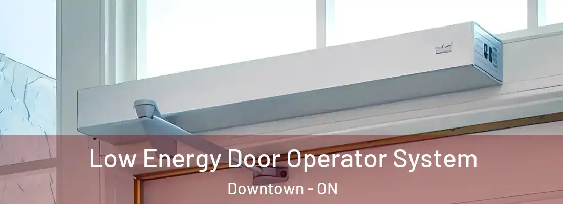  Low Energy Door Operator System Downtown - ON