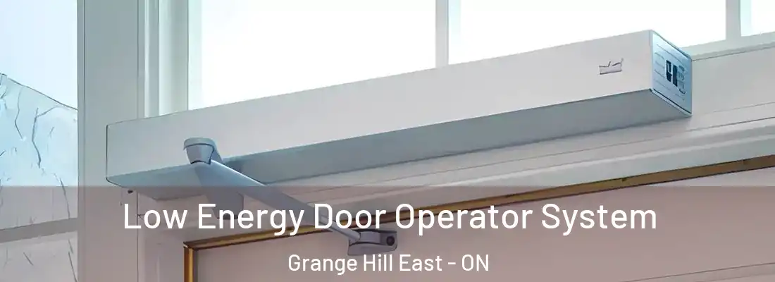  Low Energy Door Operator System Grange Hill East - ON