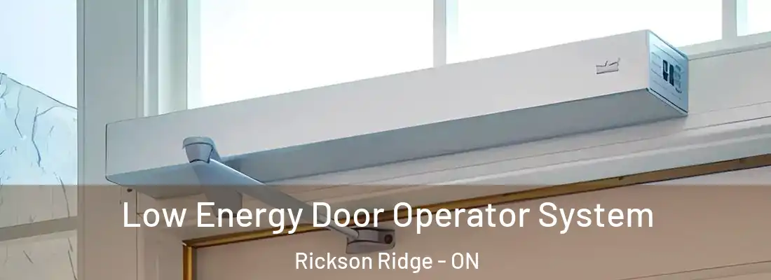  Low Energy Door Operator System Rickson Ridge - ON