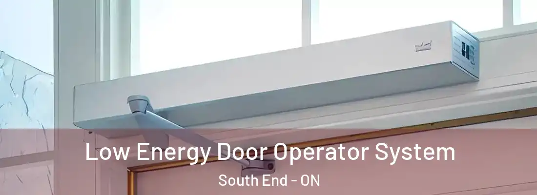  Low Energy Door Operator System South End - ON