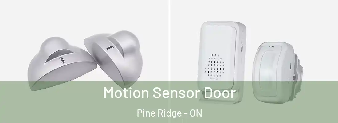  Motion Sensor Door Pine Ridge - ON