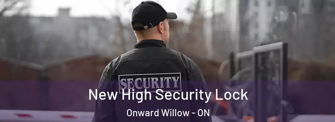  New High Security Lock Onward Willow - ON