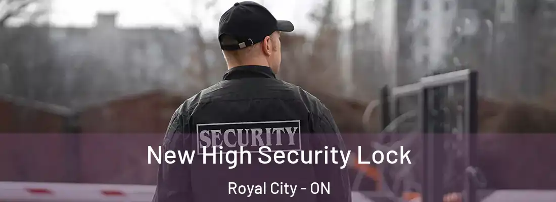  New High Security Lock Royal City - ON