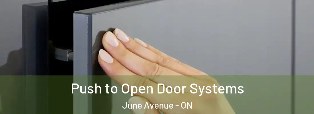  Push to Open Door Systems June Avenue - ON