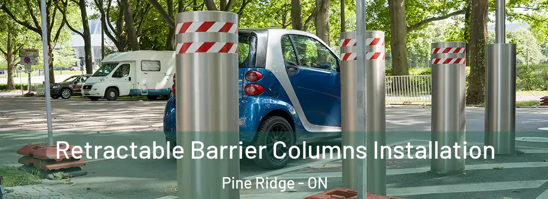  Retractable Barrier Columns Installation Pine Ridge - ON