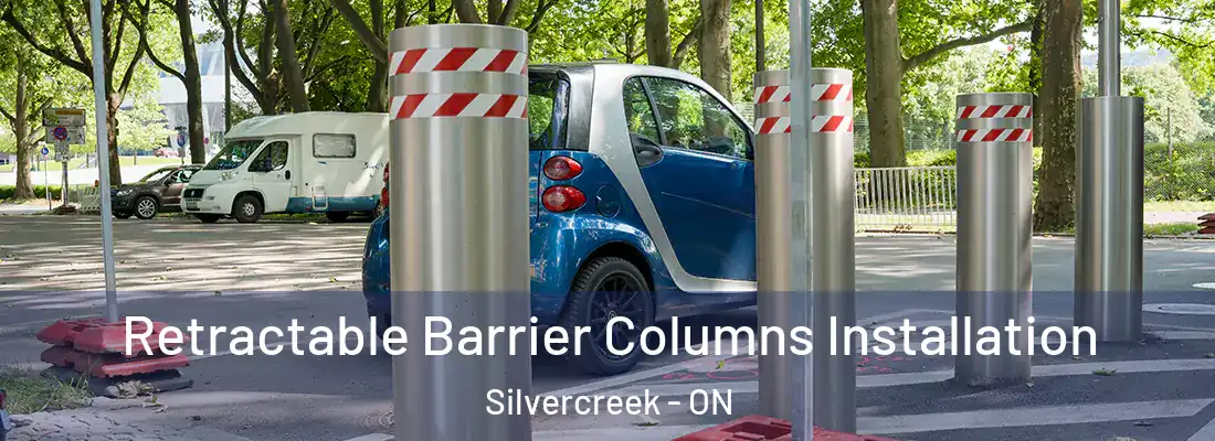  Retractable Barrier Columns Installation Silvercreek - ON