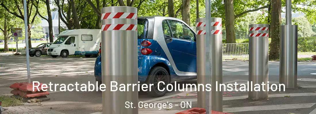  Retractable Barrier Columns Installation St. George's - ON