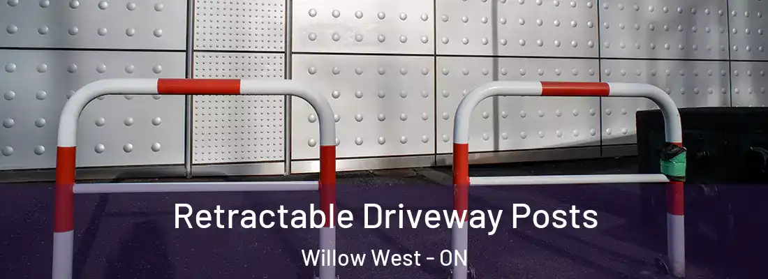  Retractable Driveway Posts Willow West - ON